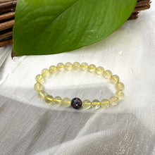 Carica l'immagine nel visualizzatore di Gallery, Lemon Quartz Stretchy Bracelet