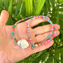 Load image into Gallery viewer, Multicolor Ethiopian Opal Necklace with Baroque Pearl