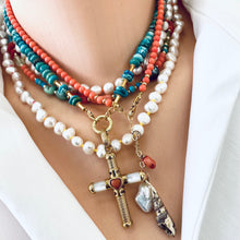 Load image into Gallery viewer, Freshwater Pearl Rainbow Candy Necklace