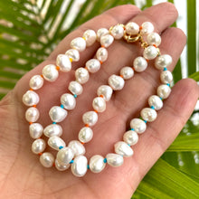 Load image into Gallery viewer, Freshwater Pearl Rainbow Candy Necklace