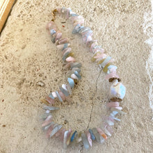 Load image into Gallery viewer, Morganite, Aquamarine & Baroque Pearl Necklace