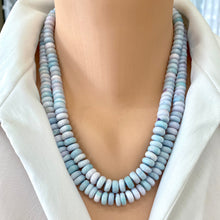 Load image into Gallery viewer, Pinkish Blue Opal Candy Necklace