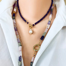 Load image into Gallery viewer, 16"inches amethyst necklace