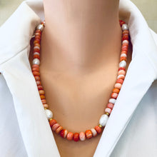 Carica l'immagine nel visualizzatore di Gallery, Fire Red Opal Candy Necklace
