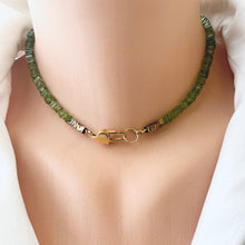 Load image into Gallery viewer, Peridot Choker Necklace