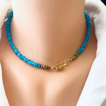 Load image into Gallery viewer, Turquoise Choker Necklace