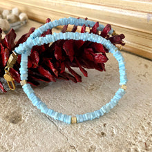 Load image into Gallery viewer, Blue Peru Opal Choker Necklace