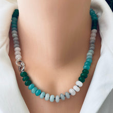 Load image into Gallery viewer, Amazonite & Jade Candy Necklace