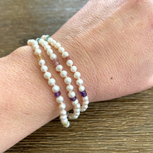 Carica l'immagine nel visualizzatore di Gallery, Rainbow Gemstones & Pearl Necklace