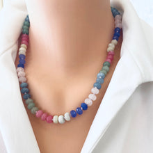 Carica l'immagine nel visualizzatore di Gallery, 19"inches gemstone necklace