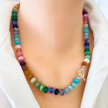 Load image into Gallery viewer, Rainbow Candy Necklace, Silver