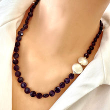 Load image into Gallery viewer, 20"inches Amethyst necklace