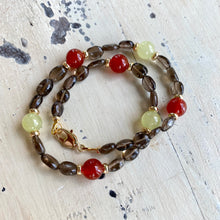 Carica l'immagine nel visualizzatore di Gallery, smoky quartz choker
