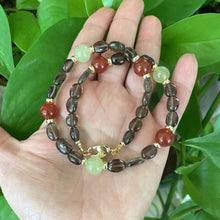 Carica l'immagine nel visualizzatore di Gallery, 15.5"inches short  quartz necklace