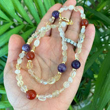 Carica l'immagine nel visualizzatore di Gallery, Citrine Bead Bonbons Necklace