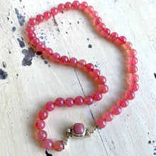 Carica l'immagine nel visualizzatore di Gallery, Cherry, Strawberry Quartz Candy Necklace