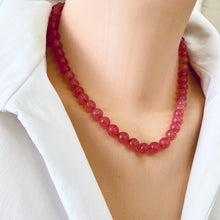 Carica l'immagine nel visualizzatore di Gallery, Cherry, Strawberry Quartz Candy Necklace