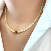 Load image into Gallery viewer, Ethiopian Opal Necklace. Multi Sapphire Pave Accent