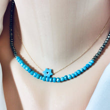 Load image into Gallery viewer, Solid Gold 18k David Star Pendant Necklace