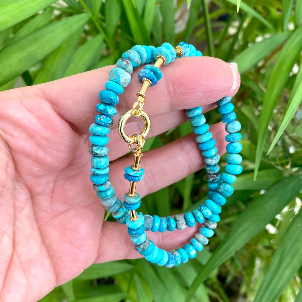 Arizona Turquoise Candy Necklace, 16