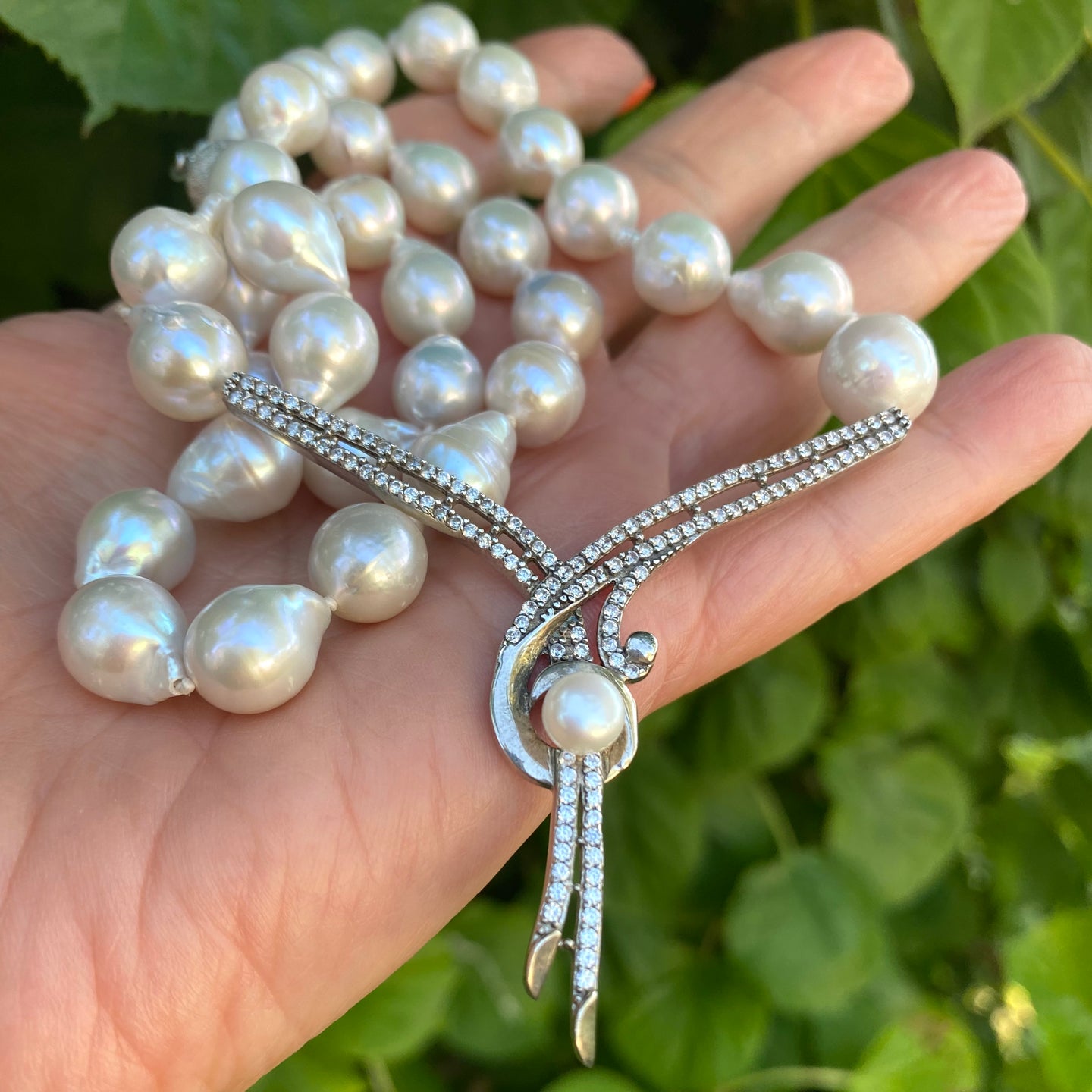 Bridal Baroque Pearls Princess Necklace