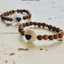 Load image into Gallery viewer, Heart Wood Bracelet

