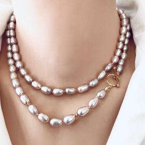 double wrap pearl necklace