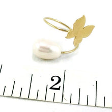Load image into Gallery viewer, Solid Gold 18k Minimalist Butterfly Pearl Ring
